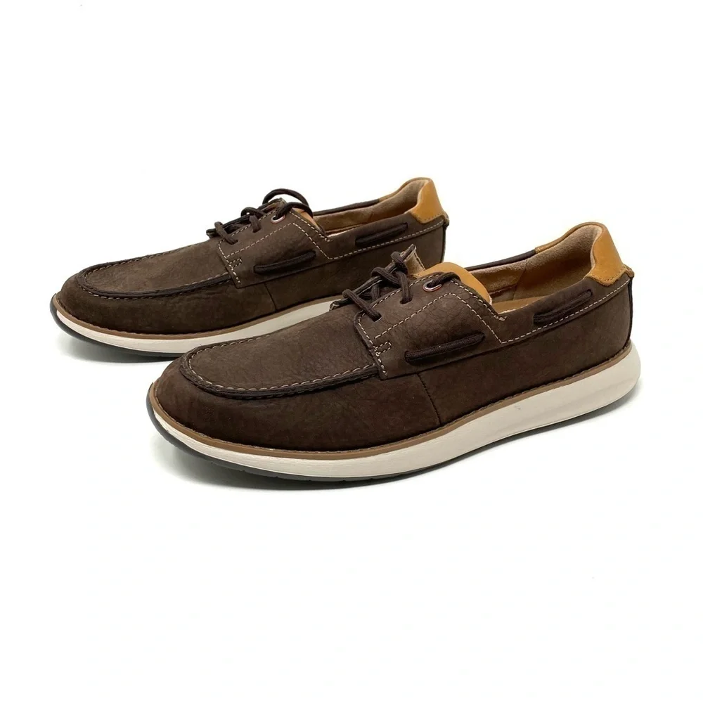 Clarks Mens Un Pilot Lace Brown